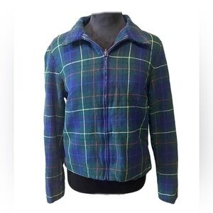 Pendleton crewneck zip up jacket